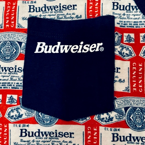 Men’s Budweiser Tank Top T-shirt Size Small - Picture 3 of 4